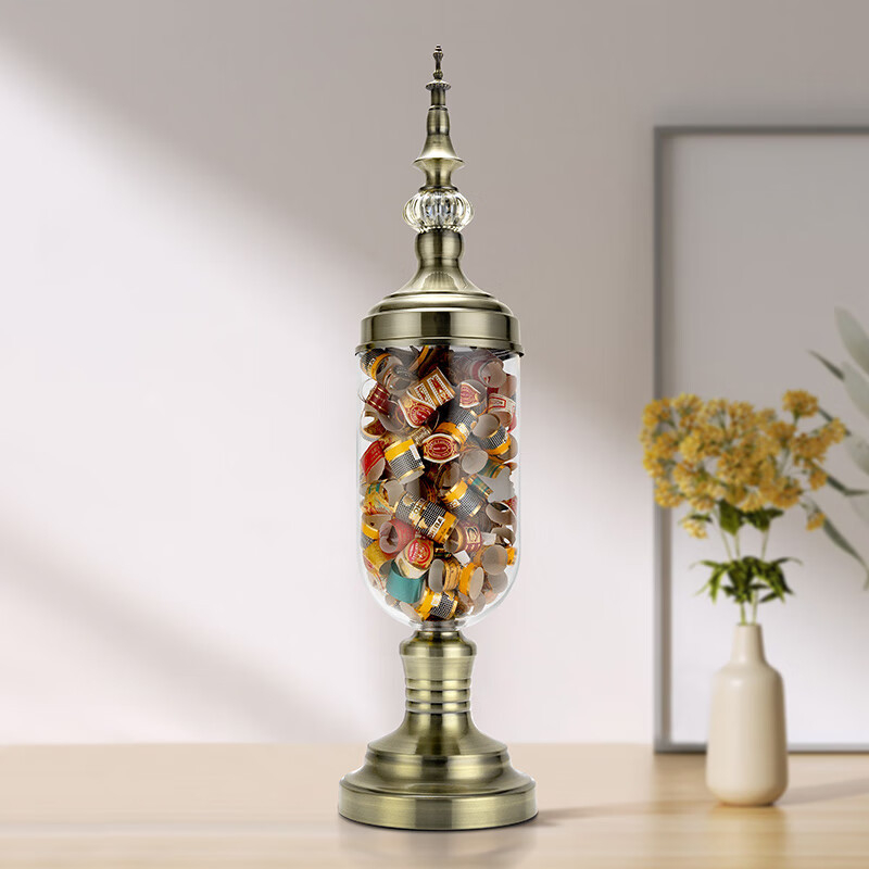 Cigarloong sklenená dóza na etikety cigár – ľahký luxusný štýl