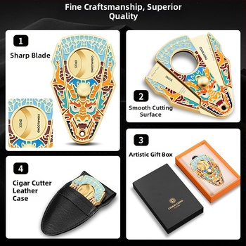 Cigarlong CL-162 Zastrihovač na cigary s nerezovou čepeľou