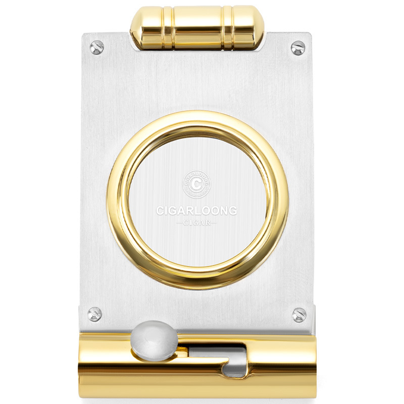 Zastrihávač cigár Cigarloong — prenosný, nerezová oceľ, jednoduchý štýl, model CE-24ID1