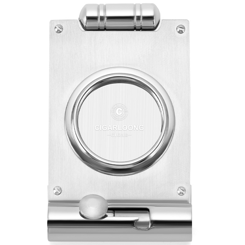 Zastrihávač cigár Cigarloong — prenosný, nerezová oceľ, jednoduchý štýl, model CE-24ID1