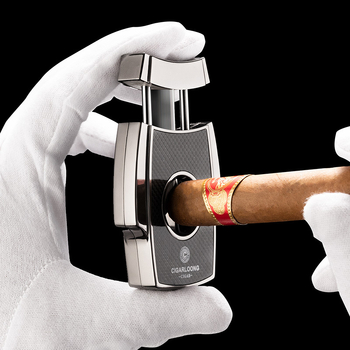 Cigarloong cigāru šķēres, sakausējums, gaišs luksusa stils, nav roku darba, bez pielāgošanas