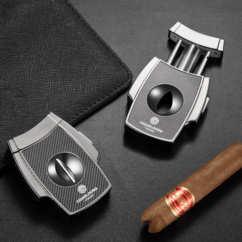 Cigarloong cigāru šķēres, sakausējums, gaišs luksusa stils, nav roku darba, bez pielāgošanas