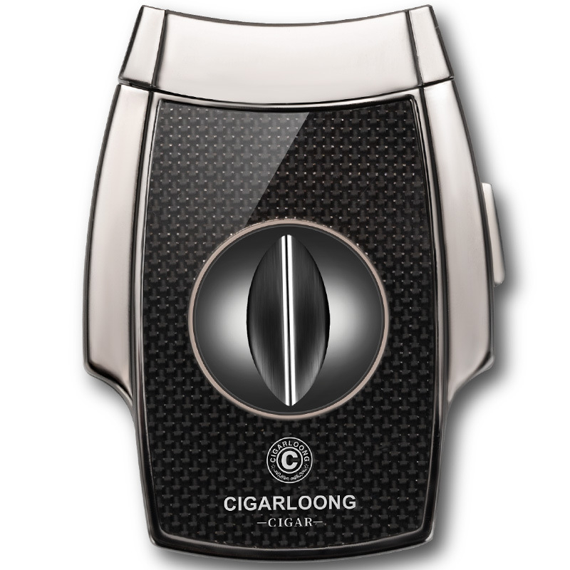 Cigarloong cigāru šķēres, sakausējums, gaišs luksusa stils, nav roku darba, bez pielāgošanas