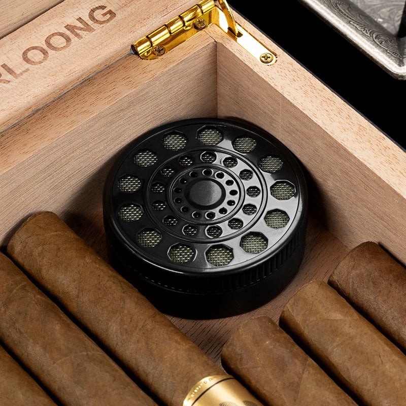 Vlhčovač na cigáry - Prenosný, Stabilné zvlhčenie, Ľahký, Plastový, Značka Cigarloong