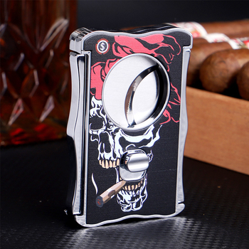 Cigarešu šķēres no nerūsējošā tērauda ar pūķa rakstu CLE-23HV, CIGARLOONG