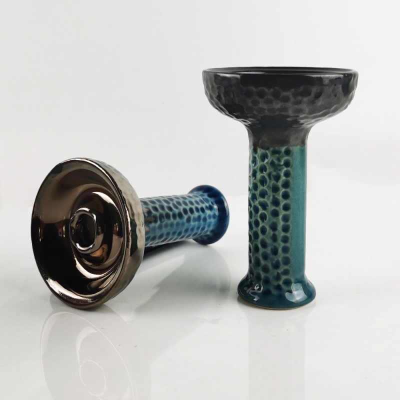 Keramická miska na arabskú vodnú fajku, dekoratívna a prispôsobiteľná, klasický/jednoduchý štýl, Sheng Ling, balenie 100 kusov