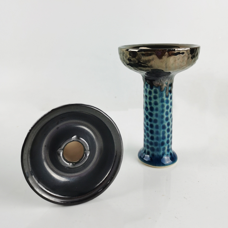 Keramická miska na arabskú vodnú fajku, dekoratívna a prispôsobiteľná, klasický/jednoduchý štýl, Sheng Ling, balenie 100 kusov