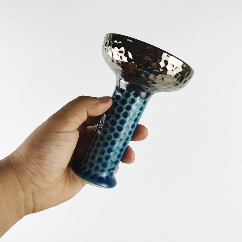 Keramická miska na arabskú vodnú fajku, dekoratívna a prispôsobiteľná, klasický/jednoduchý štýl, Sheng Ling, balenie 100 kusov