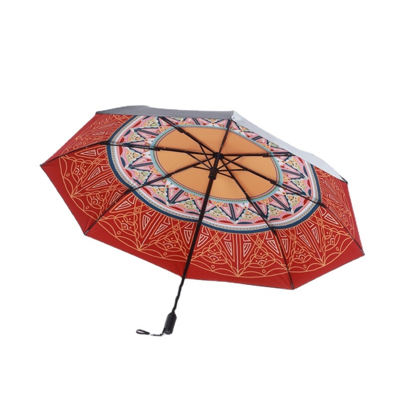 Päťradový hliníkový slnečník s 8 lúčmi, UPF50+, ručné otváranie, potlač loga, luxusný reklamný dáždnik