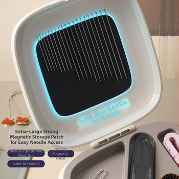 magnetická súprava ihiel v prenosnej krabičke – meď šijacie nástroje, Číslo položky 12345678, 1 ks, japonský štýl