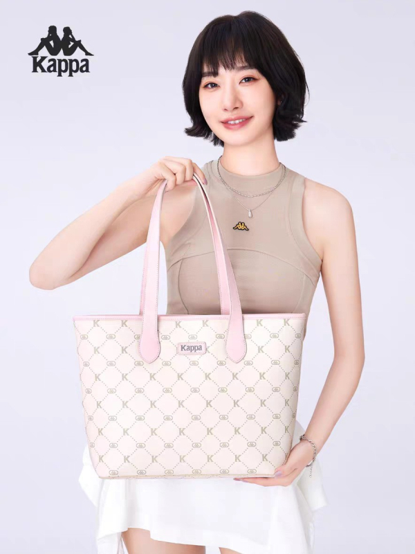 Kappa Tote taška - mestský minimalistický štýl, PU materiál, zapínanie na zips, vnútorná kapsa so zipsom, dvojité popruhy