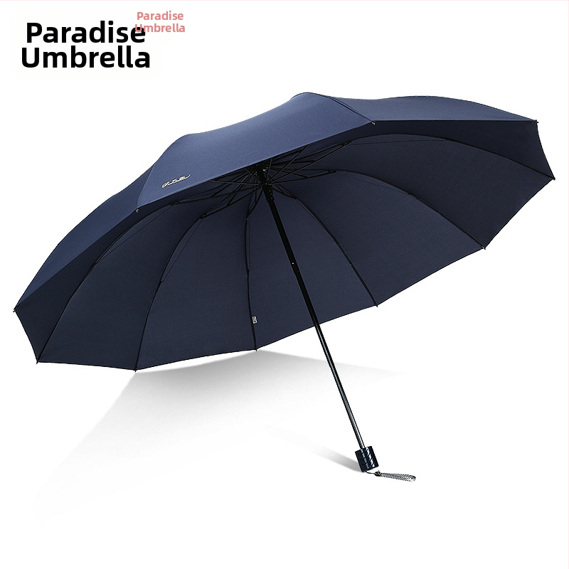 Heaven kolmetoeline reklaamvihmavari logoga, 210T kangas, terasest ribad (10), plastikust käepide, manuaalne avamine