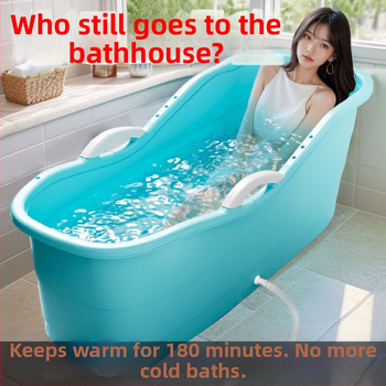 Dóza na kúpanie pre dospelých, plastová, izolovaná, s konštantnou teplotou a parou