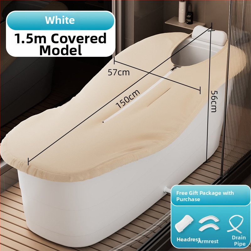 Dóza na kúpanie pre dospelých, plastová, izolovaná, s konštantnou teplotou a parou