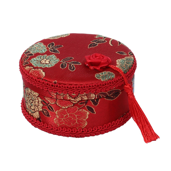 Čínske štýlové svadobné šitie box – luxusné, kreatívne úložné riešenie; materiál: látka; balenie: OPP vrecko; určené pre svadbu; značka FG Large 5D7 Small 5