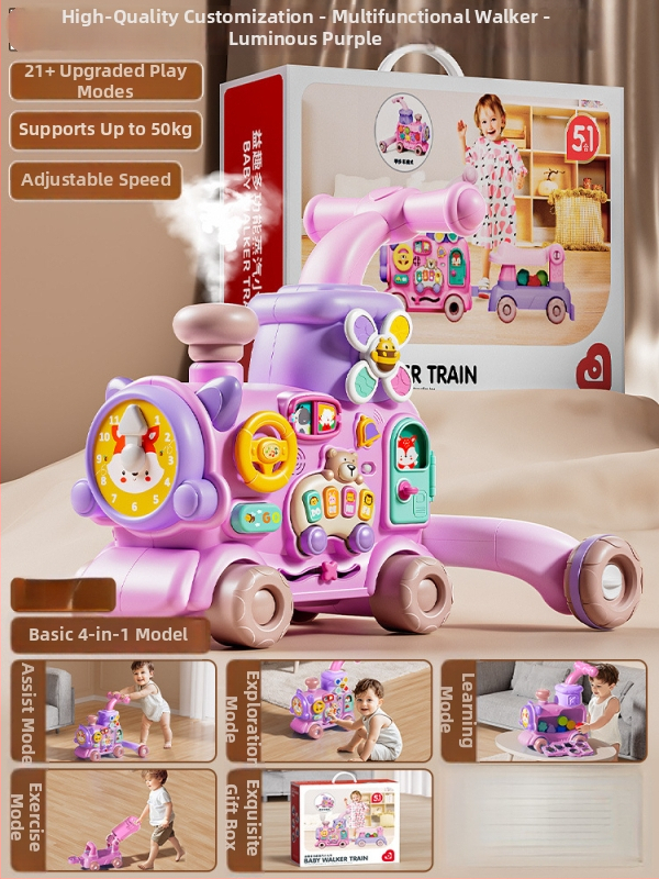 4-5-v-1 chodítko pre batoľatá a aktívna hračka – funkcie riadenia, chôdze a cvičenia – rozvoj zraku, intelektuálny rozvoj a koordinácia ruka-oko