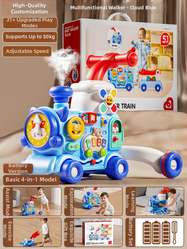 4-5-v-1 chodítko pre batoľatá a aktívna hračka – funkcie riadenia, chôdze a cvičenia – rozvoj zraku, intelektuálny rozvoj a koordinácia ruka-oko