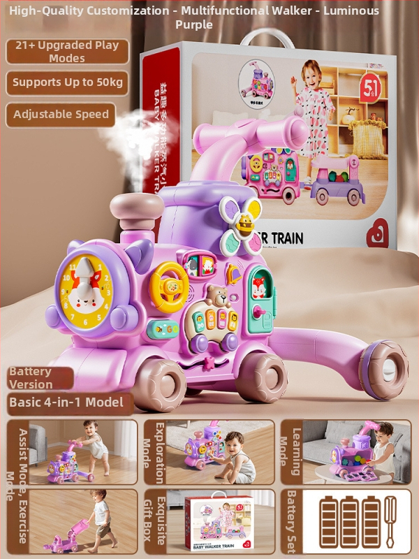 4-5-v-1 chodítko pre batoľatá a aktívna hračka – funkcie riadenia, chôdze a cvičenia – rozvoj zraku, intelektuálny rozvoj a koordinácia ruka-oko