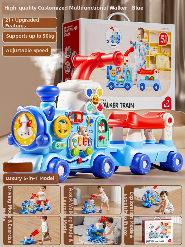 4-5-v-1 chodítko pre batoľatá a aktívna hračka – funkcie riadenia, chôdze a cvičenia – rozvoj zraku, intelektuálny rozvoj a koordinácia ruka-oko