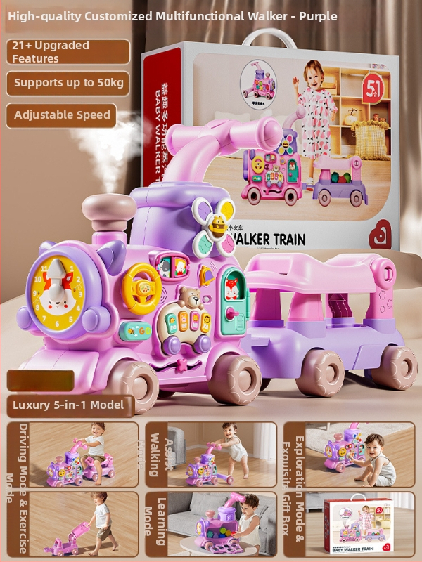 4-5-v-1 chodítko pre batoľatá a aktívna hračka – funkcie riadenia, chôdze a cvičenia – rozvoj zraku, intelektuálny rozvoj a koordinácia ruka-oko