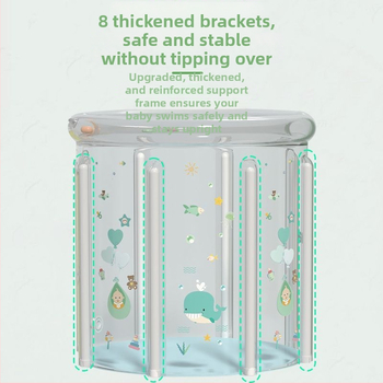 Detská vaňa na kúpanie – skladacia, nafukovacia, nepremokavý materiál, vhodná pre kúpanie detí