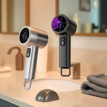 USB skladací stolný ventilátor s batériou 1000–1200mAh, 6+ rýchlosťami, 5V 4,5W, hluk 36–45 dB