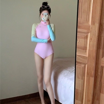 Dámske plavky bez rukávov, konzervatná ochrana pred slnkom, Milk Silk tkanina 94% polyester, 270 g, podšívka Milk Silk