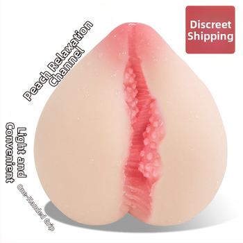 Mužský masturbátor pohár, Peach Milk Flying Cup; Materiál: TPE, Ovládanie: ručné, Lubrikant: žiadny, Značka: Drunk Cat