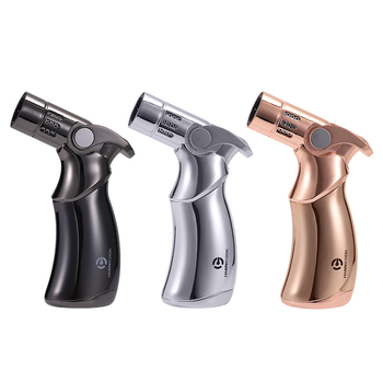 Kovový zapaľovač s butánom, vetruodolný, jednorazový - 5 ks v balení