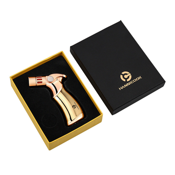 Kovový zapaľovač s butánom, vetruodolný, jednorazový - 5 ks v balení