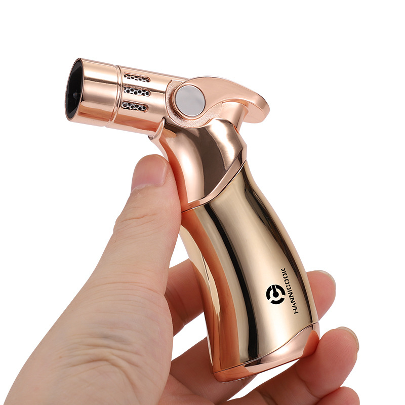 Kovový zapaľovač s butánom, vetruodolný, jednorazový - 5 ks v balení