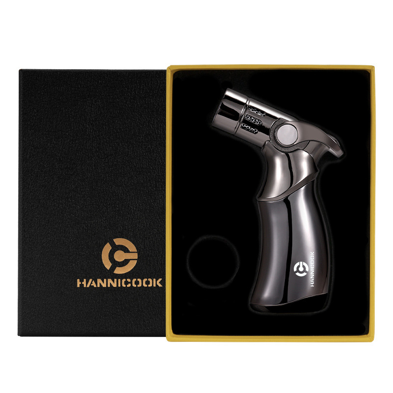 Kovový zapaľovač s butánom, vetruodolný, jednorazový - 5 ks v balení