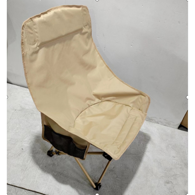 Moon Chair pre kempovanie, skladacie kreslo s kovovým rámom a PE/PVC sedením, Dacheng