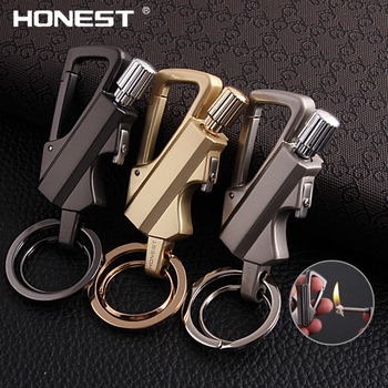 Viacúčelová kerosénová zapaľovač s príveskom a osvetlením, kovové telo (Materiál: Kov; Palivo: Kerozín; Prívesok; Osvetlenie; Tlač loga: Áno)