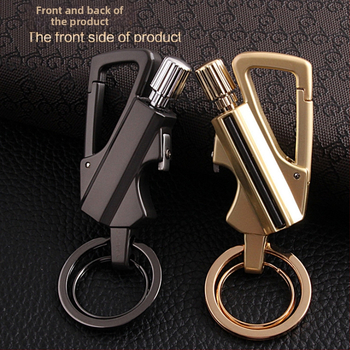 Viacúčelová kerosénová zapaľovač s príveskom a osvetlením, kovové telo (Materiál: Kov; Palivo: Kerozín; Prívesok; Osvetlenie; Tlač loga: Áno)