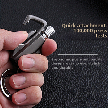 Viacúčelová kerosénová zapaľovač s príveskom a osvetlením, kovové telo (Materiál: Kov; Palivo: Kerozín; Prívesok; Osvetlenie; Tlač loga: Áno)