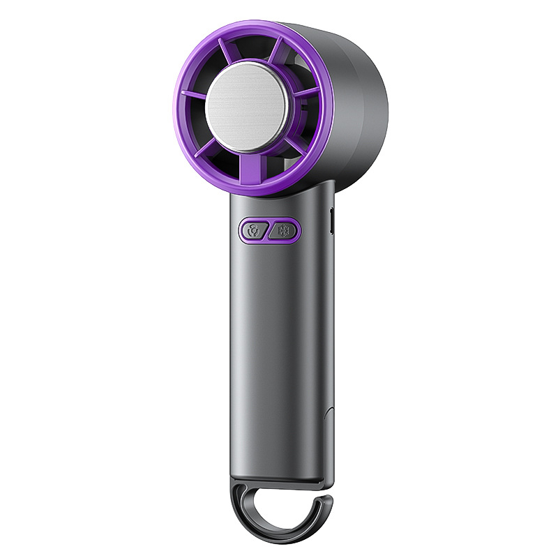 Praktický prenosný ventilátor s vstavanou batériou 1200–2000 mAh, USB nabíjanie, 3 rýchlosti, hluk do 36 dB, prevádzková doba 6–8 h