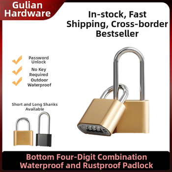 Kombinovaný zámok s digitálnym kódom, vodeodolný, zinková zliatina; hrúbka zámkovej tyčky 8 mm, rozstup tyčí 25,5 mm; vhodné pre batožinu, posilňovňu a skriňu.