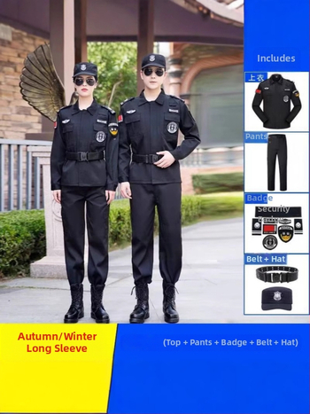 Set bezpečnostnej uniformy, priedušná zmes polyesterových vlákien, pracovné oblečenie na jar a jeseň, pre mužov