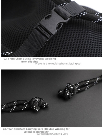 Basketbalový batoh so šnúrkou – polyester, model T118, značka TINYAT/Tianyi, tlač loga