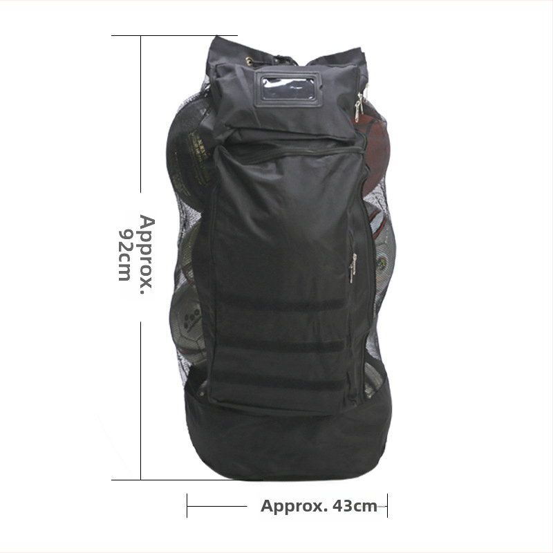 Nili kanvasový taš pre basketbal a futbal – veľká kapacita, prispôsobenie, tlač loga