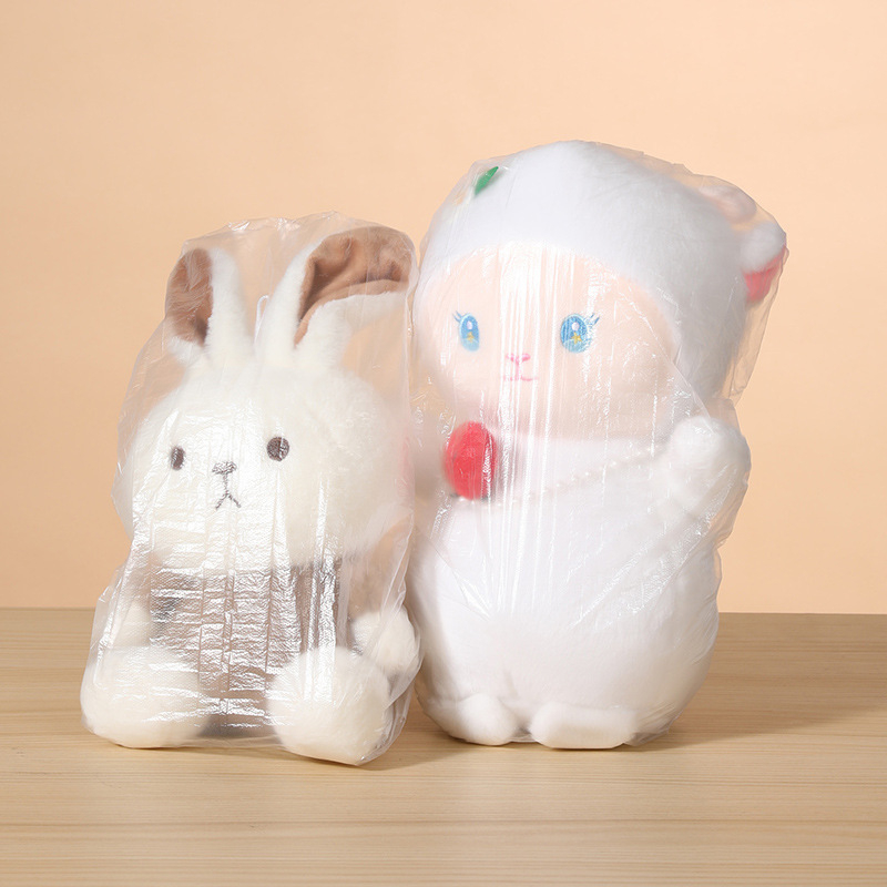 Meiliya jednorazový kryt proti prachu pre domáce spotrebiče — priehľadný PE, jednoduchý moderný dizajn, prachotesný pre hrniec na ryžu a mikrovlnnú rúru