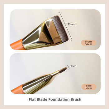 Štetec na foundation, syntetické vlákna, 21 g, jeden kus, pre primer pred make-upom