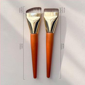 Štetec na foundation, syntetické vlákna, 21 g, jeden kus, pre primer pred make-upom