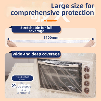 Miaojie Zhutnené Jednorázové Krytie proti prachu pre Domáce Spotrebiče, PE/Polyetylén, Viacúčelové, Vhodné pre Varenie Ryže a Mikrovlnnú rúru