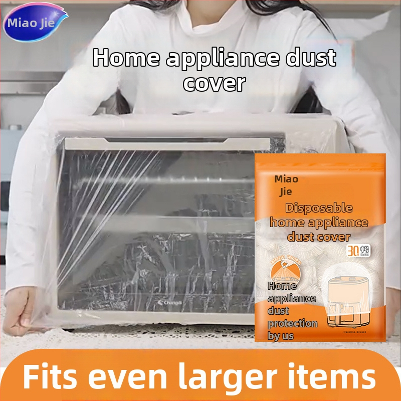 Miaojie Zhutnené Jednorázové Krytie proti prachu pre Domáce Spotrebiče, PE/Polyetylén, Viacúčelové, Vhodné pre Varenie Ryže a Mikrovlnnú rúru
