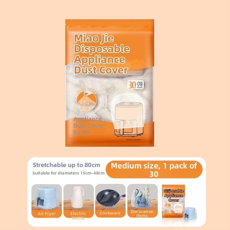 Miaojie Zhutnené Jednorázové Krytie proti prachu pre Domáce Spotrebiče, PE/Polyetylén, Viacúčelové, Vhodné pre Varenie Ryže a Mikrovlnnú rúru