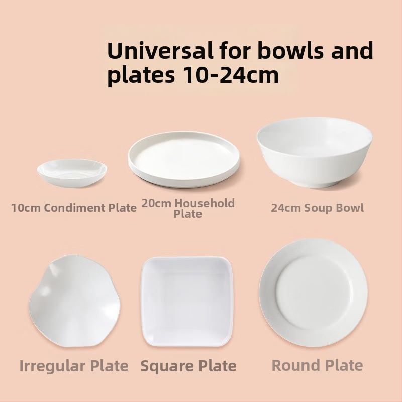 Ühekordne plastikust kilekate kausi jaoks, paksenenud, toidukvaliteet, kausi kate, mitmekülgne, pakis 100 tk