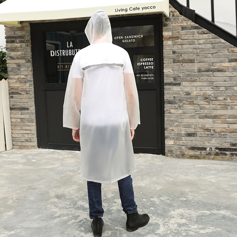 Дъждовен пончо за възрастни – EVA плат, водоустойчив слой EVA, плътен стил, дебелина на плата 0.18 мм