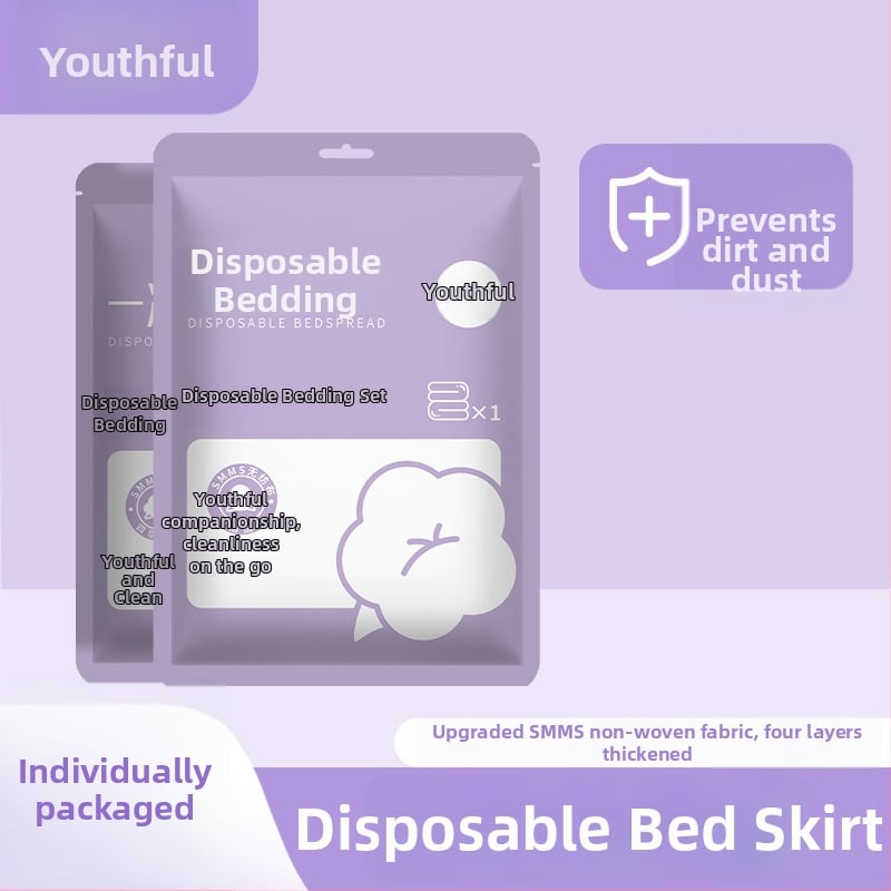 Jednorazová napínacia plachta - SMMS materiál, značky Youth, ochrana proti prachu a špine